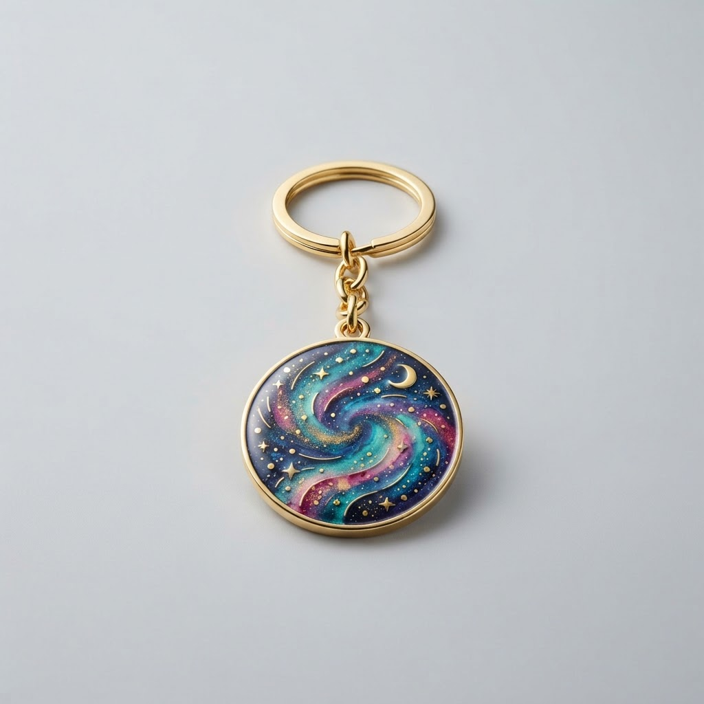Starlink Enamel Keychain